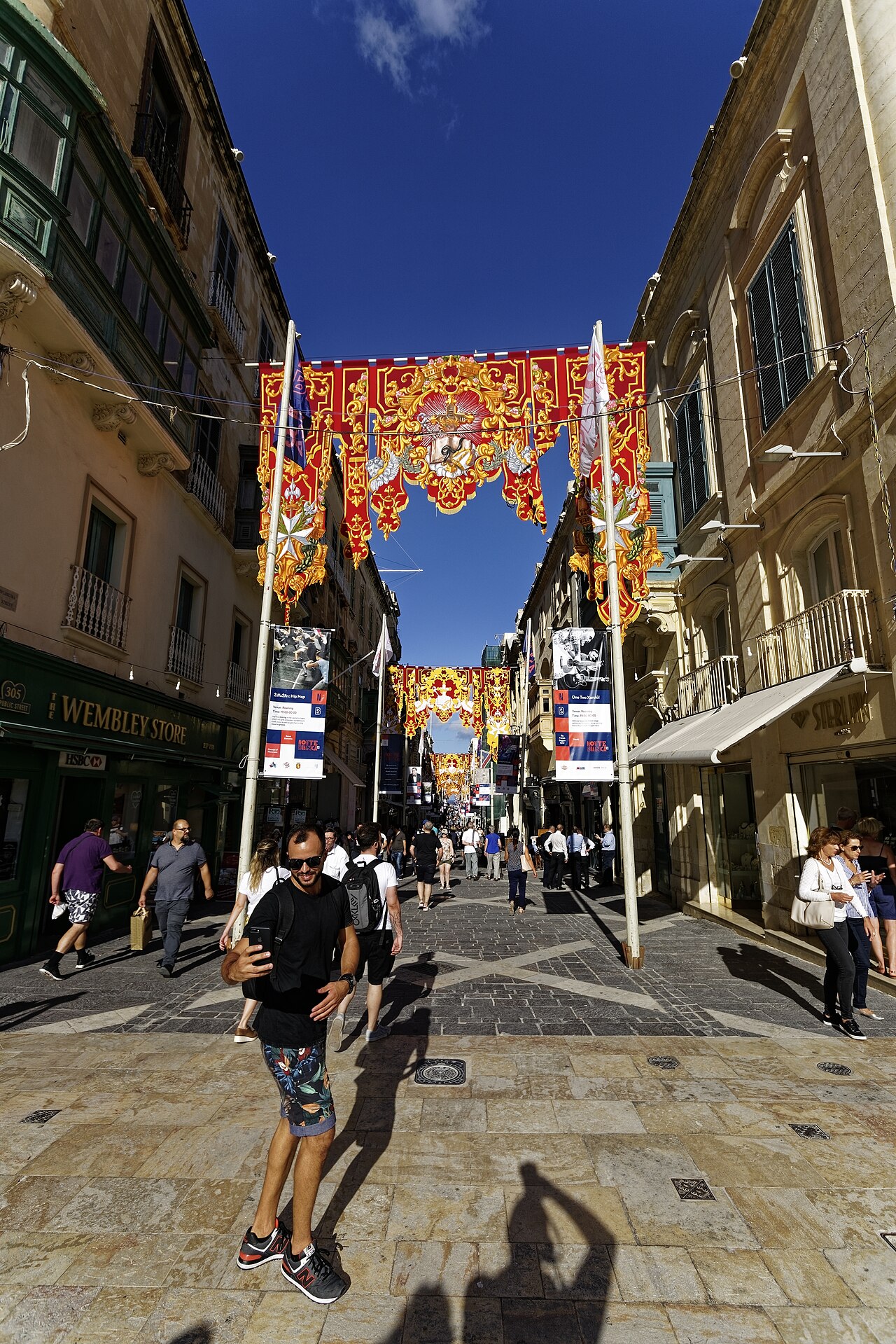 A walk along Republic Street in Valletta